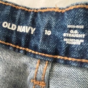 Old Navy OG Curvy button fly jeans